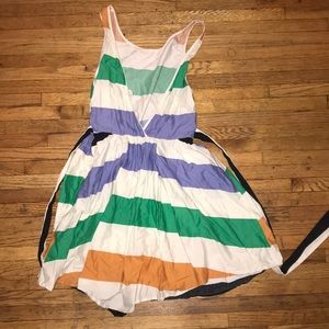 Backless rainbow dress :)